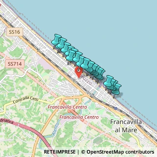Mappa Viale Primo Vere, 66023 Francavilla al Mare CH, Italia (0.6155)