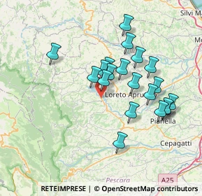 Mappa Ctr. Ponte San Antonio, 65017 Penne PE, Italia (6.8565)