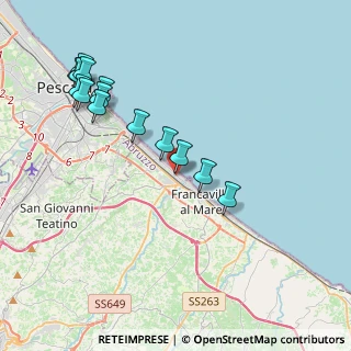 Mappa Viale Alcione, 66023 Pescara PE, Italia (4.50143)