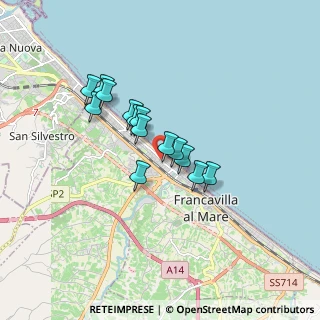 Mappa Viale Alcione, 66023 Pescara PE, Italia (1.32643)