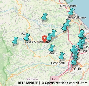 Mappa Contrada Sablanico, 65014 Loreto Aprutino PE, Italia (10.0705)