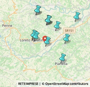 Mappa Contrada Sablanico, 65014 Loreto Aprutino PE, Italia (3.53385)