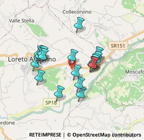 Mappa Contrada Sablanico, 65014 Loreto Aprutino PE, Italia (1.521)