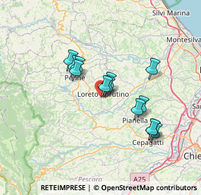 Mappa Via degli Emigranti, 65014 Loreto Aprutino PE, Italia (6.07308)