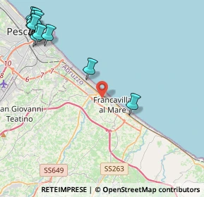 Mappa , 66023 Francavilla al Mare CH, Italia (6.44455)