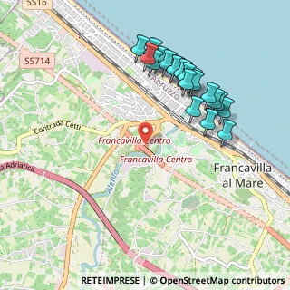Mappa Contrada San Leonardo, 66023 Francavilla al Mare CH, Italia (1.069)