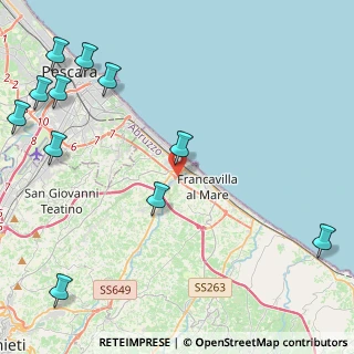 Mappa Contrada San Leonardo, 66023 Francavilla al Mare CH, Italia (6.51273)
