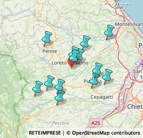 Mappa Via S. Domenico, 65014 Loreto Aprutino PE, Italia (6.25462)