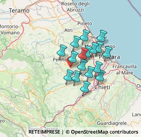 Mappa Via S. Domenico, 65014 Loreto Aprutino PE, Italia (9.92412)