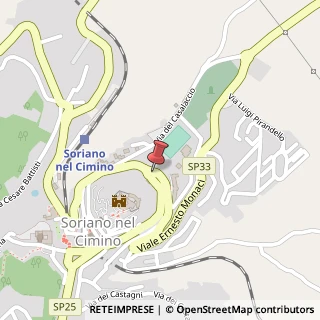 Mappa Via VIII Marzo, 19, 01038 Soriano nel Cimino, Viterbo (Lazio)