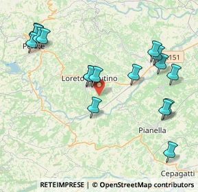 Mappa Loreto Aprutino, 65014 Loreto Aprutino PE, Italia (4.80588)