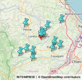 Mappa Loreto Aprutino, 65014 Loreto Aprutino PE, Italia (6.23154)