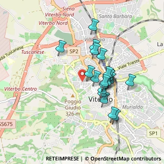 Mappa Via Francesco Cristofori, 01100 Viterbo VT, Italia (0.795)