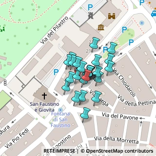 Mappa Via S. Faustino, 01100 Viterbo VT, Italia (0.03346)