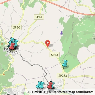 Mappa Via Fratelli Cervi, 01038 Soriano nel Cimino VT, Italia (3.707)