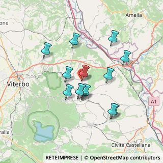 Mappa Via Fratelli Cervi, 01038 Soriano nel Cimino VT, Italia (6.40357)