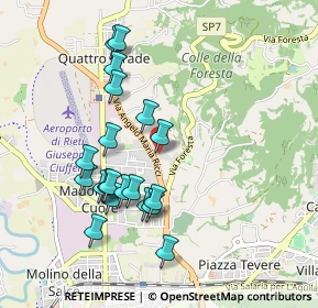 Mappa Via Saragat, 02100 Rieti RI, Italia (0.9635)