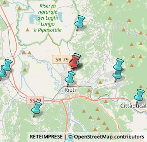 Mappa Via Saragat, 02100 Rieti RI, Italia (4.64917)