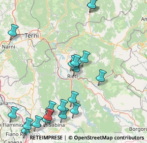 Mappa Via Saragat, 02100 Rieti RI, Italia (21.24632)