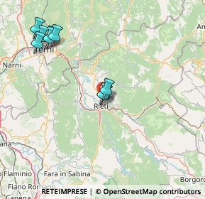 Mappa Via Saragat, 02100 Rieti RI, Italia (21.49455)