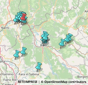 Mappa Via Saragat, 02100 Rieti RI, Italia (17.5485)