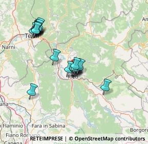 Mappa Via Saragat, 02100 Rieti RI, Italia (13.918)