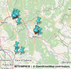 Mappa Via Saragat, 02100 Rieti RI, Italia (17.00333)