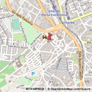 Mappa Piazza della Rocca, 5, 01100 Viterbo, Viterbo (Lazio)