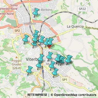 Mappa Via Donato Bramante, 01100 Viterbo VT, Italia (0.887)