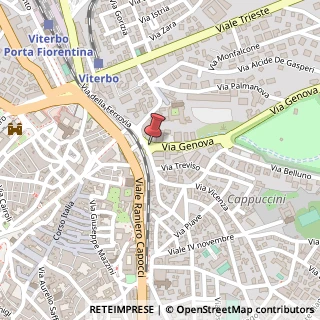Mappa Via Genova, 8, 01100 Viterbo, Viterbo (Lazio)