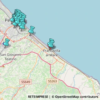 Mappa Via Cesare de Titta, 66023 Francavilla al Mare CH, Italia (6.792)