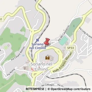 Mappa Via del Casalaccio, 1, 01038 Soriano nel Cimino, Viterbo (Lazio)