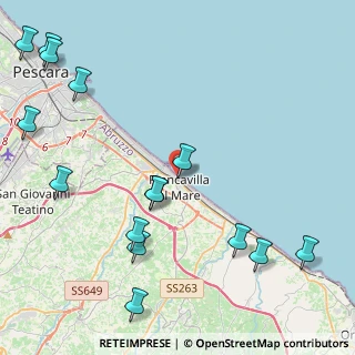 Mappa Via Riccione, 66023 Francavilla al Mare CH, Italia (5.934)
