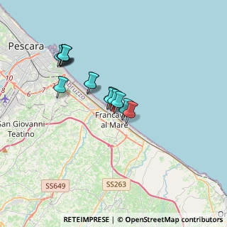 Mappa Via Riccione, 66023 Francavilla al Mare CH, Italia (2.96714)