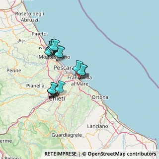 Mappa Lungomare John Fitzgerald Kennedy, 66023 Francavilla al Mare CH, Italia (13.43611)