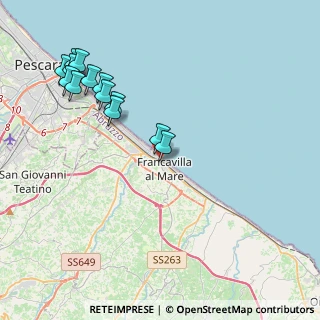 Mappa Via Bologna, 66023 Francavilla al Mare CH, Italia (4.74385)