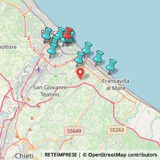 Mappa Contrada Fontechiaro, 66023 Francavilla al Mare CH, Italia (3.95769)