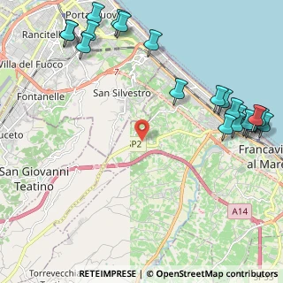 Mappa Contrada Fontechiaro, 66023 Francavilla al Mare CH, Italia (3.156)