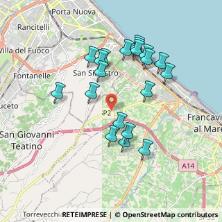 Mappa Contrada Fontechiaro, 66023 Francavilla al Mare CH, Italia (1.8725)