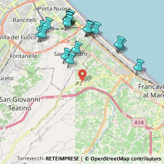 Mappa Contrada Fontechiaro, 66023 Francavilla al Mare CH, Italia (2.684)