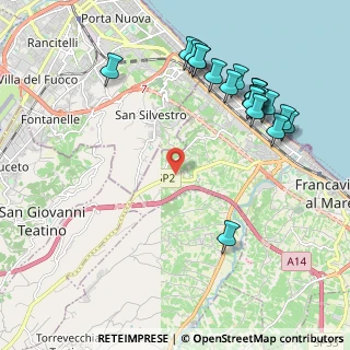 Mappa Contrada Fontechiaro, 66023 Francavilla al Mare CH, Italia (2.5185)