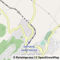 Hartă Soriano nel Cimino