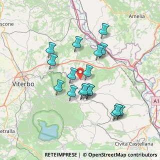 Mappa :Contrada S. Pietro, 01038 Soriano nel Cimino VT, Italia (6.74647)