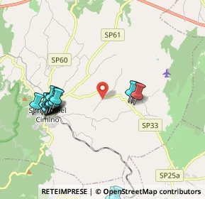 Mappa :Contrada S. Pietro, 01038 Soriano nel Cimino VT, Italia (2.4335)
