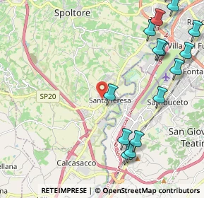 Mappa Via Fino, 65010 Spoltore PE, Italia (2.93067)