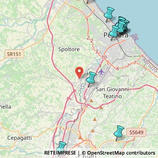 Mappa Via Fino, 65010 Spoltore PE, Italia (6.76692)