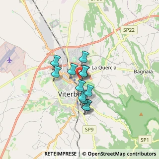 Mappa Via Monfalcone, 01100 Viterbo VT, Italia (1.17)