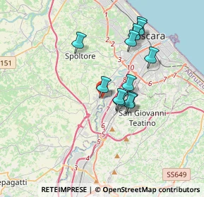 Mappa Via Pescara, 65010 Spoltore PE, Italia (3.1725)