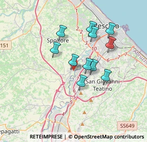 Mappa Via Pescara, 65010 Spoltore PE, Italia (3.03)