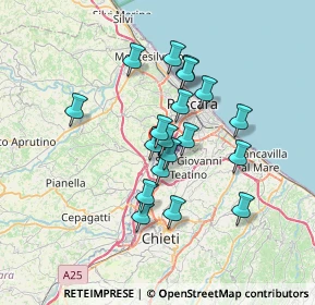 Mappa Via Pescara, 65010 Spoltore PE, Italia (5.81)